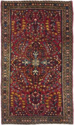 Antique Sarouk Rug 21 x 310 - 4279309