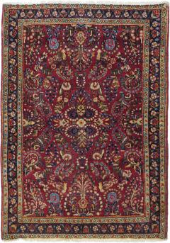 Antique Sarouk Rug 3 4 x 5 0  - 4640657