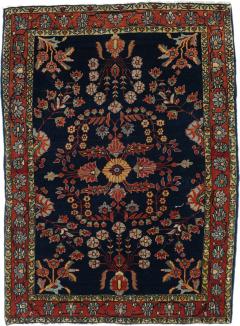 Antique Sarouk Rug 3 7 x 4 11  - 4458644