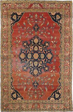 Antique Sarouk Rug 4 2 x 6 6  - 4332324