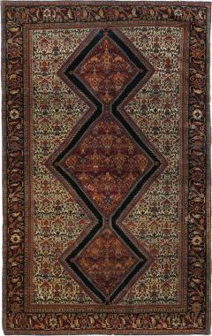 Antique Sarouk Rug 4 2 x 6 9  - 4332320