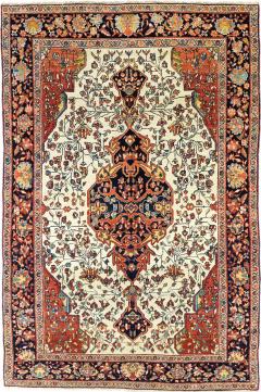 Antique Sarouk Rug 4 3 x 6 10  - 4332321