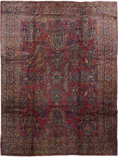 Antique Sarouk Rug 8 11 x 11 10  - 4460927