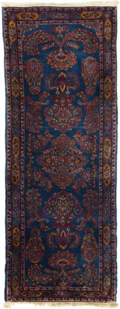 Antique Sarouk Runner 2 5 x 6 7  - 4460923