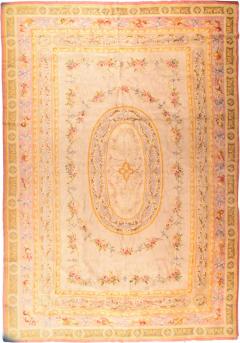 Antique Savonnerie Rug 12 8 x 19 6  - 4318845