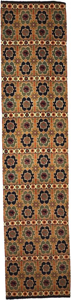 Antique Scandinavian Textile Kilim Rug 2 2 x 9 11  - 4553447