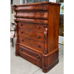 Antique Scottish Flame Mahogany Regency Chest of Drawers C 1810 - 3536775