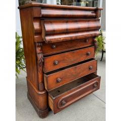 Antique Scottish Flame Mahogany Regency Chest of Drawers C 1810 - 3536777