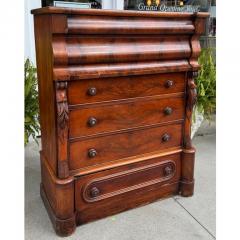 Antique Scottish Flame Mahogany Regency Chest of Drawers C 1810 - 3536779