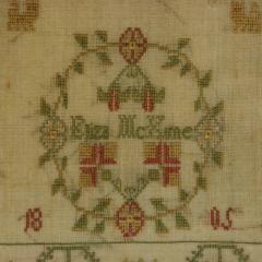 Antique Scottish Sampler 1805 by Eliza McKune - 4619931