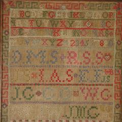 Antique Scottish Sampler c 1820 by Mary Souter - 3141826