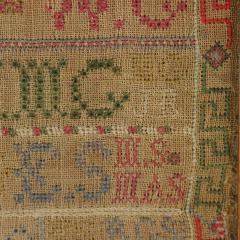 Antique Scottish Sampler c 1820 by Mary Souter - 3141830
