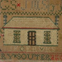 Antique Scottish Sampler c 1820 by Mary Souter - 3141832