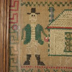 Antique Scottish Sampler c 1820 by Mary Souter - 3141833