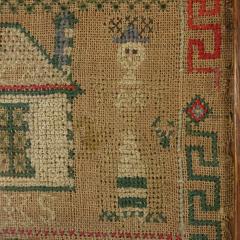 Antique Scottish Sampler c 1820 by Mary Souter - 3141834