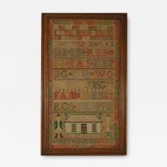 Antique Scottish Sampler c 1820 by Mary Souter - 3143842