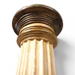 Antique Sculptural Wooden Church Candlestick 1860 - 4741978