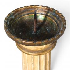 Antique Sculptural Wooden Church Candlestick 1860 - 4741980