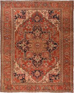 Antique Serapi Rug 9 9 x 12 6  - 4327801