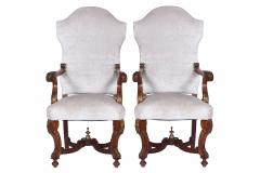 Antique Set of Six Upholstered Dining Chairs in Revival Style France 1920s - 1875147