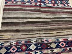 Antique Shahsavan Kilim Rug Mafrash c 1900s - 3973620