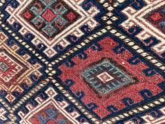 Antique Shahsavan Soumak Kilim Rug c 1900s - 3971970