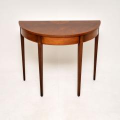 Antique Sheraton Style Inlaid Console Table - 3252728