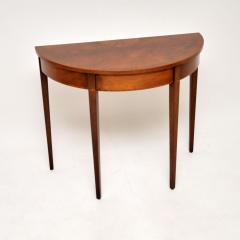 Antique Sheraton Style Inlaid Console Table - 3252729