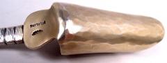 Antique Shiebler Soft Cheese Scoop in Medallion Inspired Homeric - 4126040