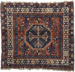 Antique Shiraz Rug 29 x 31 - 4287762