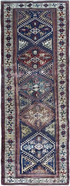 Antique Shirvan Caucasian Runner AS IS - 4351890