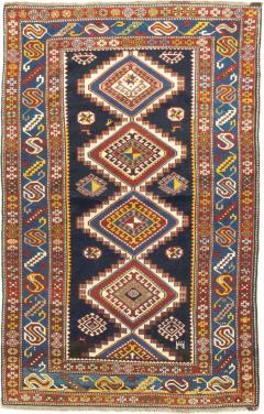 Antique Shirvan Rug 3 11 x 6 3  - 4458572