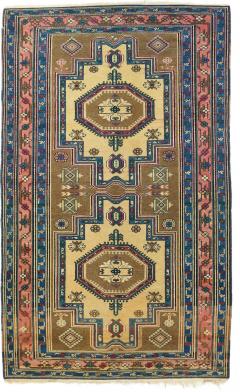 Antique Shirvan Rug 4 1 x 6 9  - 4538791