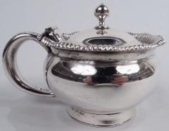 Antique Shreve Crump Low Classical Sterling Silver Mustard Pot - 3819559