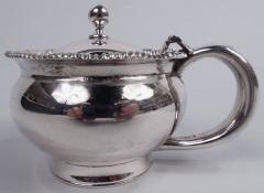 Antique Shreve Crump Low Classical Sterling Silver Mustard Pot - 3819560