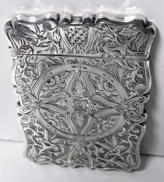 Antique Silver Card Case Birmingham 1869 Frederick Marson - 1136946