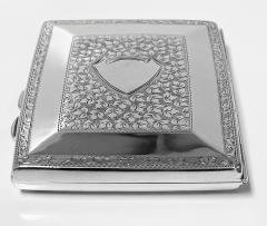 Antique Silver Cigarette Box Birmingham 1911 - 2510899