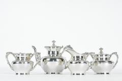 Antique Silver Plate 4 Piece Tea Service - 400605