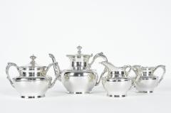 Antique Silver Plate 4 Piece Tea Service - 400606