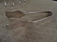 Antique Silver Plated Asparagus Serving Set - 1178648