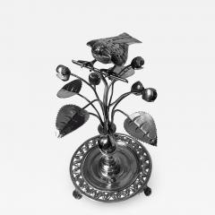 Antique Silver Toothpick Holder Rio De Janeiro Brazil circa 1850 - 1056259