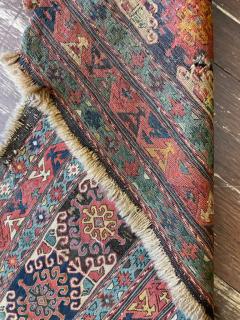 Antique Soumak Caucasian Kilim Rug Bag c 1870 AS IS - 3973553