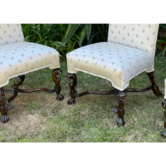 Antique Spanish Colonial Dining Chairs Set of 8 - 2713533