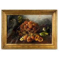 Antique Still Life Oil Painting of Fruit - 3302888