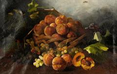 Antique Still Life Oil Painting of Fruit - 3304580