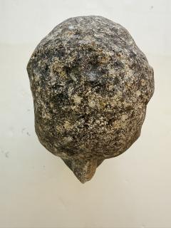 Antique Stone Head Sculpture - 4371755