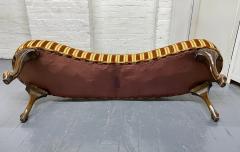 Antique Style Kidney Shaped Walnut Bench - 2272844