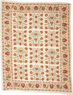Antique Suzani Rug 6 2 x 7 11 - 4297261