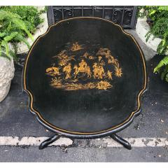 Antique Swedish Chinoiserie Decorated Tripod Tilt Top Table - 1668048