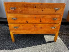 Antique Swedish Pine 3 Drawer Chest - 4519034